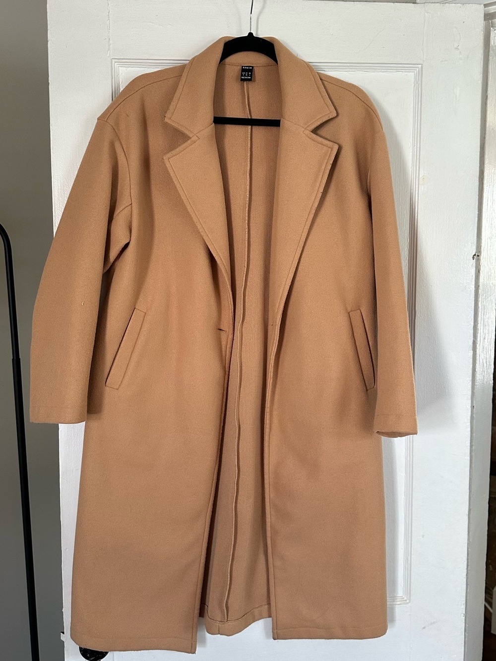 Tan wool coat
